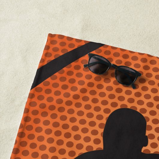 Serviette De Plage Basket-ball (En situation)