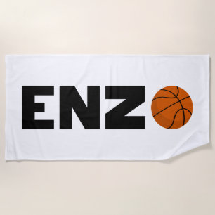 Serviette De Plage Basket-ball Enzo