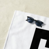 Serviette De Plage Basket-ball Enzo (En situation)