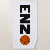 Serviette De Plage Basket-ball Enzo (Devant)