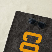 Serviette De Plage Basket-ball Fiery personnalisé (En situation)