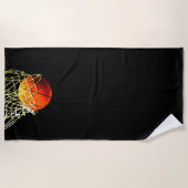 Serviette De Plage Basket-ball I Love (Devant)