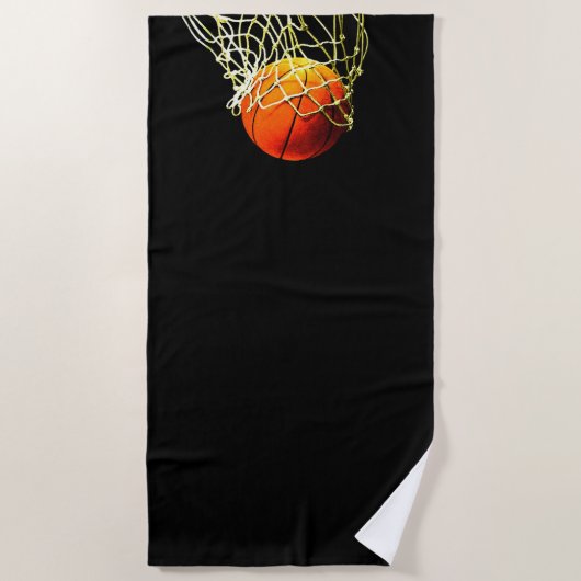 Serviette De Plage Basket-ball I Love (Devant)