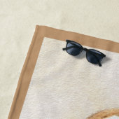 Serviette De Plage Basset Hound Peinture - Cute Original Chien Art (En situation)