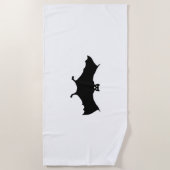 Serviette De Plage Bat Halloween (Devant)