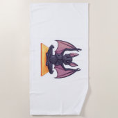 Serviette De Plage Bat Yoga Flow (Devant)