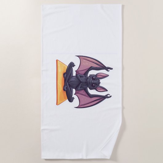 Serviette De Plage Bat Yoga Flow (Devant)