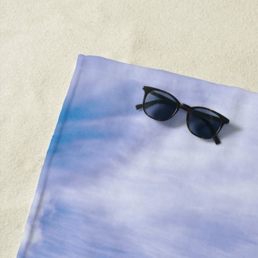 Serviette De Plage Bateau à voile sur une vague épopée (En situation)