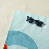Serviette De Plage Bateau à voiles Monstre marin (En situation)