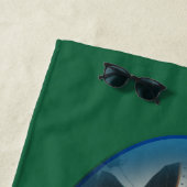 Serviette De Plage Bateau de la ligne White Star de Titanic Green Mar (En situation)