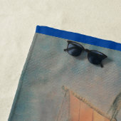 Serviette De Plage Bateau viking naviguant sur mer/océan dans le brou (En situation)