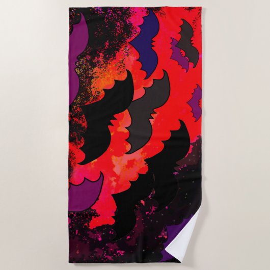 Serviette De Plage Bateaux en vol (Devant)