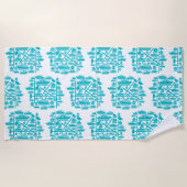 Serviette De Plage Bateaux & Hots (Devant)