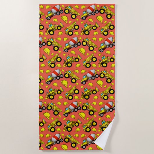 Serviette De Plage Bâtiment Zone Beach Towel (Devant)