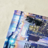 Serviette De Plage Bâtiments de Manhattan (En situation)