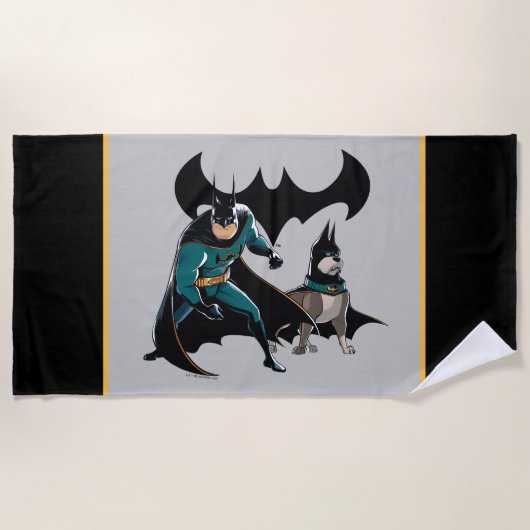 Serviette De Plage Batman & Ace (Devant)