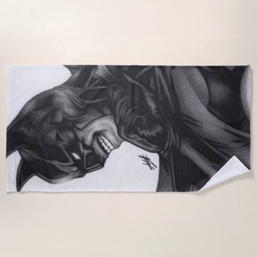 Serviette De Plage Batman ~ Bruce Wayne (Devant)
