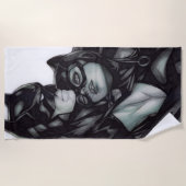 Serviette De Plage Batman & Catwoman ~ Bruce wayne & Selina Kyle (Devant)