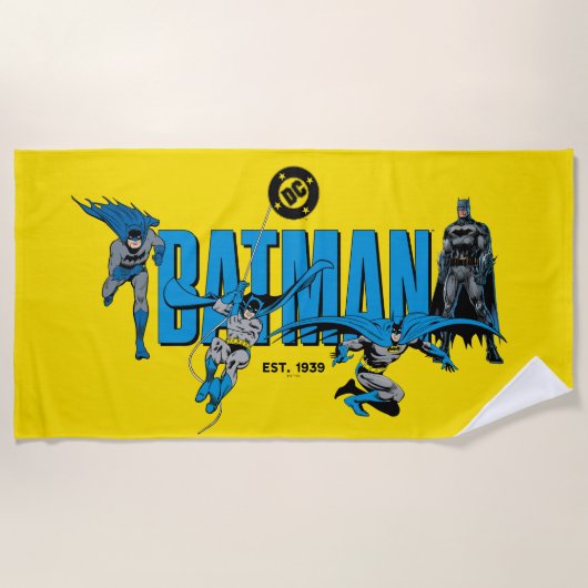 Serviette De Plage Batman Legends Forever Graphic (Devant)