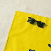 Serviette De Plage Batman Legends Forever Graphic (En situation)