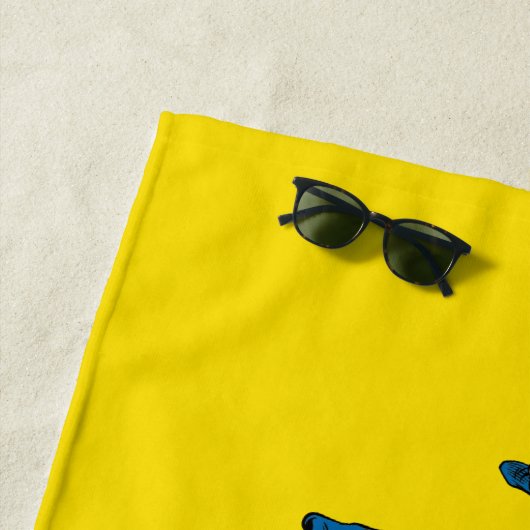 Serviette De Plage Batman Legends Forever Graphic (En situation)