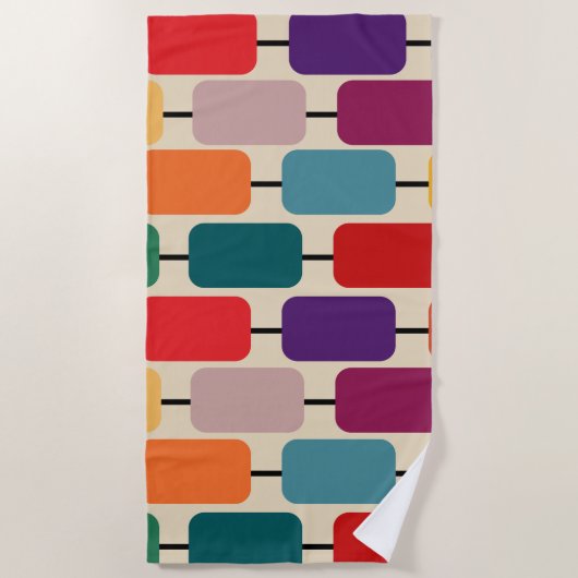 Serviette De Plage Bauhaus Abacus (Devant)