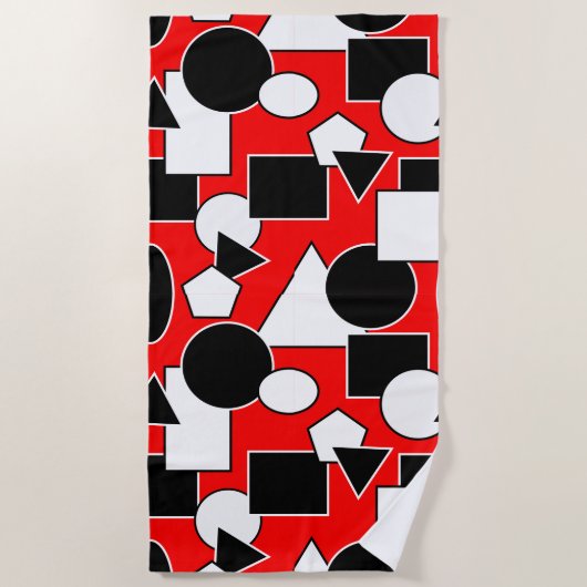 Serviette De Plage Bauhaus Collage (Devant)