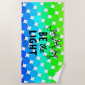Serviette De Plage Be the Light (Devant)