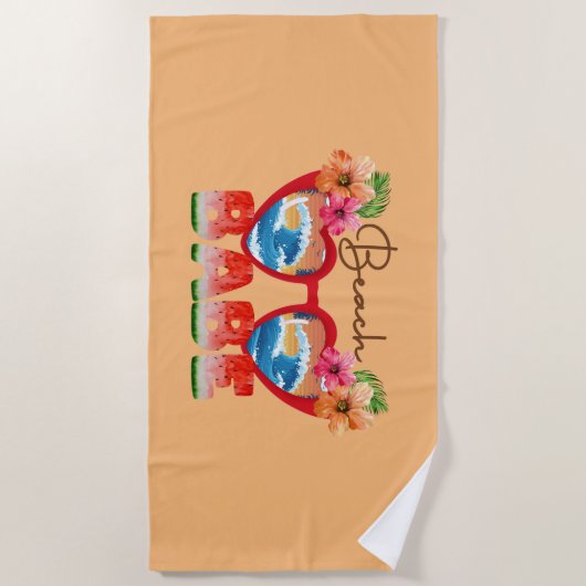 Serviette De Plage Beach Babe (Devant)