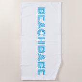 Serviette de plage - Beach Babe (Devant)