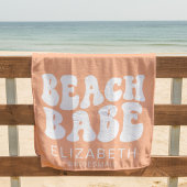 Serviette De Plage Beach Babe Cool de pêche branché Bachelorette Part
