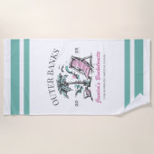 Serviette De Plage Beach Bachelorette Party Custom Bridesmaid Cadeau (Devant)