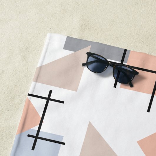 Serviette De Plage Beach Bauhaus (En situation)