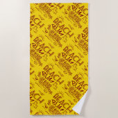 Serviette De Plage Beach Bum Girl (Devant)