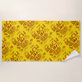 Serviette De Plage Beach Bum Papa (Devant)