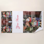 Serviette De Plage Beach Bum Père Noël (Devant)