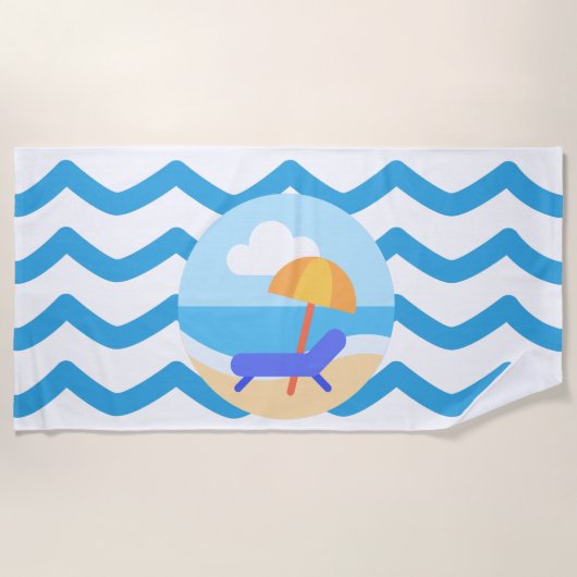 Serviette De Plage Beach Chair Beach Towel (Devant)