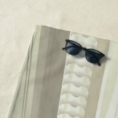 Serviette de Plage "Beach house" (En situation)