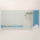 Serviette De Plage Beach House Plage Scène Lake House (Devant)