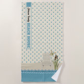 Serviette De Plage Beach House Plage Scène Lake House (Devant)