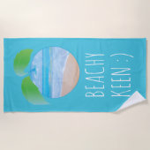 Serviette de plage "Beach Keen/Beach" (Devant)