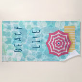 Serviette De Plage Beach Life Beach Towel (Devant)