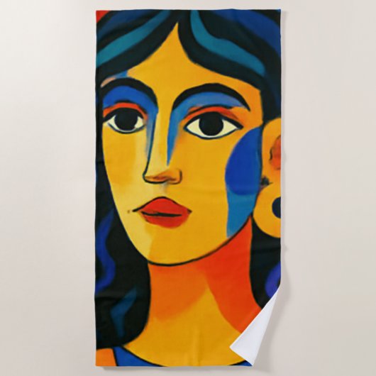 Serviette De Plage beach towel (Devant)