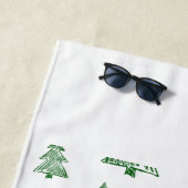 Serviette De Plage Beach Towel (En situation)