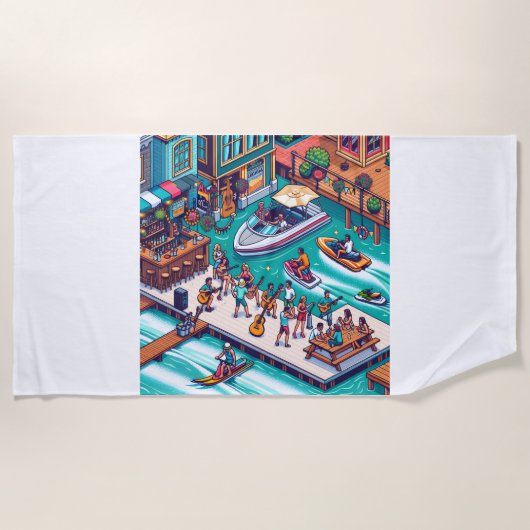Serviette De Plage Beach Towel (Devant)