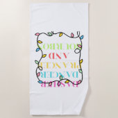 Serviette De Plage Beach Towel (Devant)