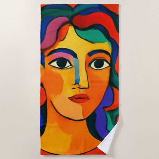 Serviette De Plage beach towel (Devant)