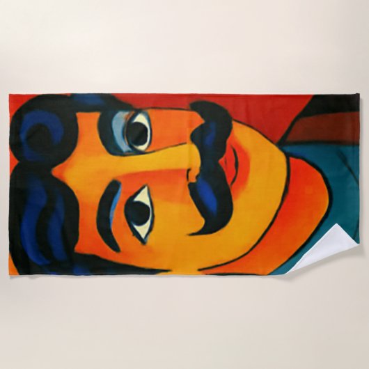 Serviette De Plage beach towel (Devant)