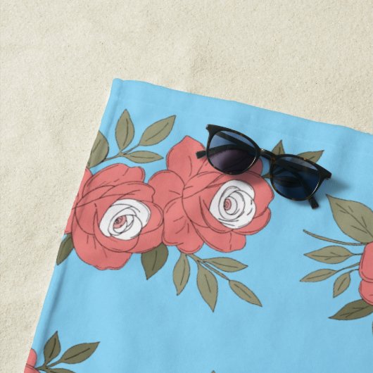 Serviette De Plage Beach Towel (En situation)