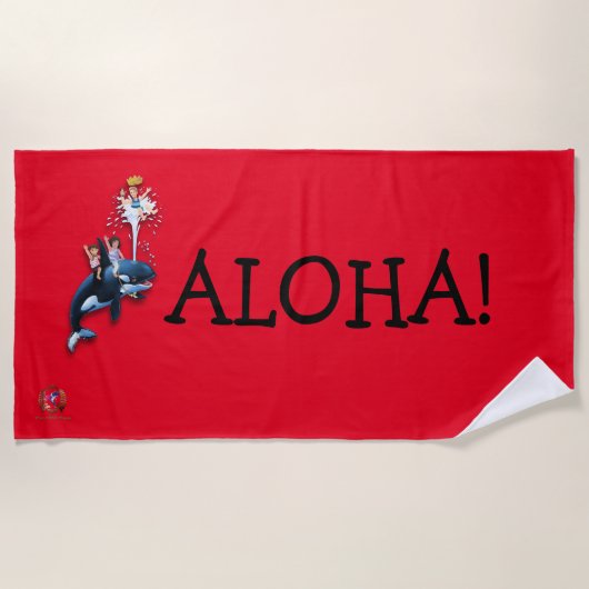 Serviette De Plage Beach Towel ALOHA ! 2 (Devant)